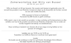 Zomerworkshop met Willy van Bussel